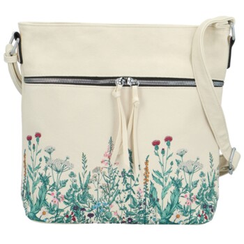 Dámská crossbody kabelka krémová - Firenze Kaela