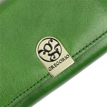 Dámská kožená peněženka zelená - Gregorio Claudinna