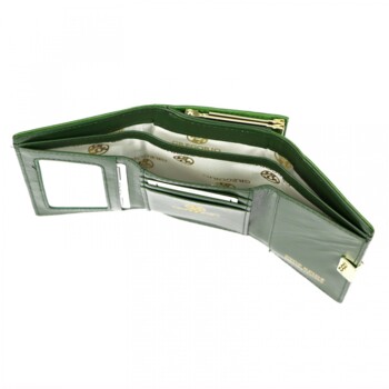 Dámská kožená peněženka zelená - Gregorio Claudinna