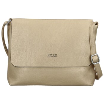 Dámská crossbody kabelka zlatá - Coveri Vaja