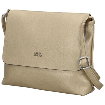 Dámská crossbody kabelka zlatá - Coveri Vaja