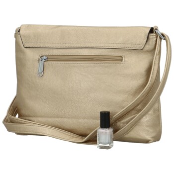 Dámská crossbody kabelka zlatá - Coveri Vaja