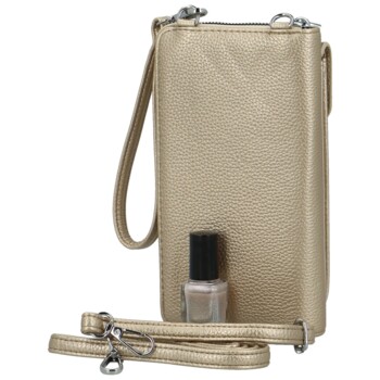 Dámská crossbody kapsa zlatá - Coveri Vivika