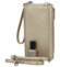 Dámská crossbody kapsa zlatá - Coveri Vivika