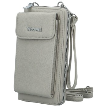 Dámská crossbody kapsa světle šedá - Coveri Vivika
