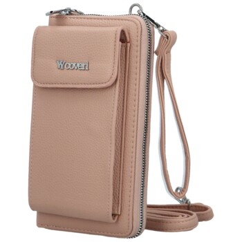 Dámská crossbody kapsa růžová - Coveri Vivika
