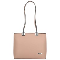 Dámská kabelka na rameno růžová - Delami Velvet Touch