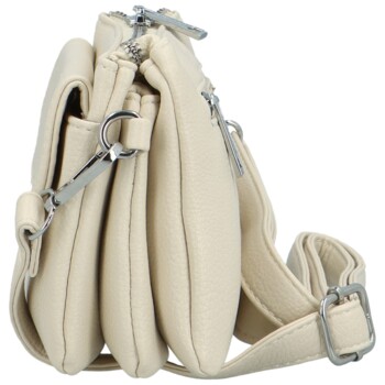 Dámská crossbody kabelka krémová - Delami Tiny Muse