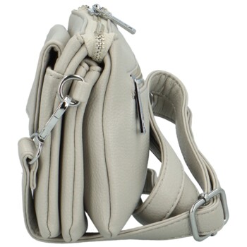 Dámská crossbody kabelka světle šedá - Delami Tiny Muse