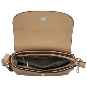 Dámská crossbody kabelka béžová - Delami Little Mia