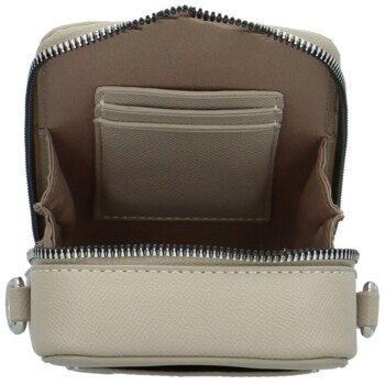 Dámská crossbody kabelka světle šedá - David Jones Perzida
