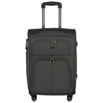 Cestovní textilní kufr tmavě šedý - Ormi Kolman S