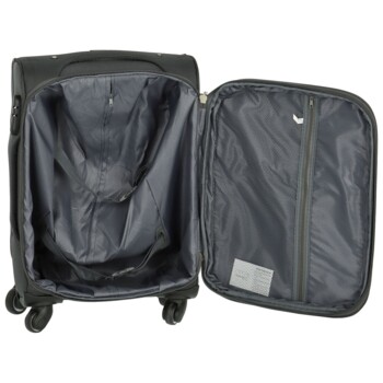 Cestovní textilní kufr tmavě šedý - Ormi Kolman S