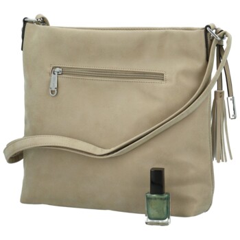 Dámská crossbody kabelka taupe - Coveri Tallis