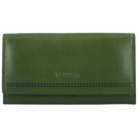 Dámská kožená peněženka zelená - Bellugio Valerie