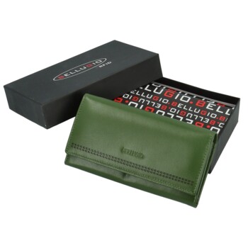 Dámská kožená peněženka zelená - Bellugio Valerie