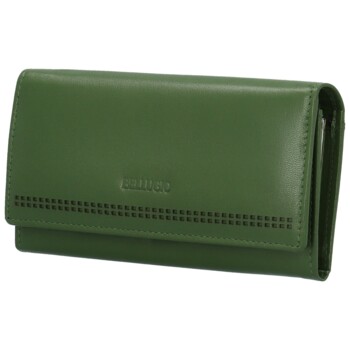 Dámská kožená peněženka zelená - Bellugio Valerie