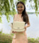 Dámská crossbody kabelka pudrová - Delami Little Charm