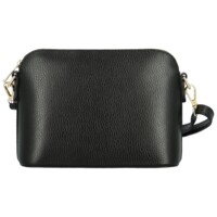 Dámská kožená crossbody kabelka černá - Delami Jeffrey new