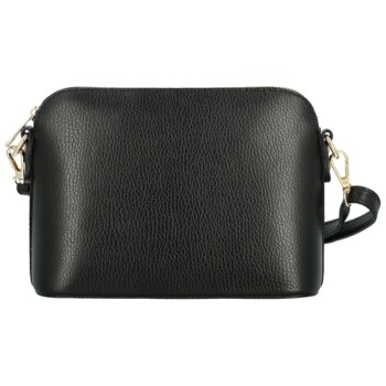 Dámská kožená crossbody kabelka černá - Delami Jeffrey new