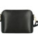 Dámská kožená crossbody kabelka černá - Delami Jeffrey new