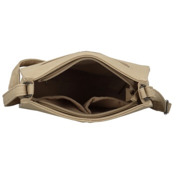 Dámská crossbody kabelka taupe - Enrico Benetti Riana