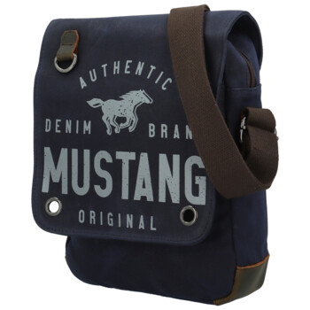 Pánská crossbody taška tmavě modrá - Mustang Roger