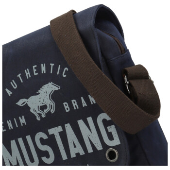 Pánská crossbody taška tmavě modrá - Mustang Roger