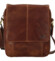 Pánská kožená crossbody taška koňaková - Sendi Design Edison