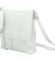 Dámská kožená crossbody kabelka bílá - Delami Vera Pelle Ellie