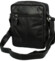 Pánská kožená crossbody taška černá - Greenwood Olwen