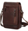 Pánská kožená crossbody taška hnědá - Greenwood Olivier