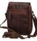 Pánská kožená crossbody taška hnědá - Greenwood Olivier