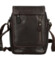 Pánská kožená crossbody taška tmavě hnědá - Greenwood Olivier
