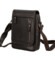 Pánská kožená crossbody taška tmavě hnědá - Greenwood Olivier
