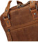 Pánský kožený batoh camel - Greenwood Rufus