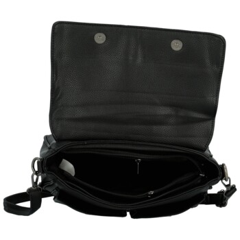 Dámská crossbody kabelka černá - Firenze Samira