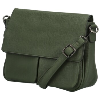 Dámská crossbody kabelka tmavě zelená - Firenze Samira