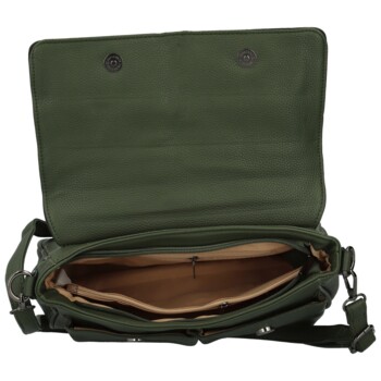 Dámská crossbody kabelka tmavě zelená - Firenze Samira