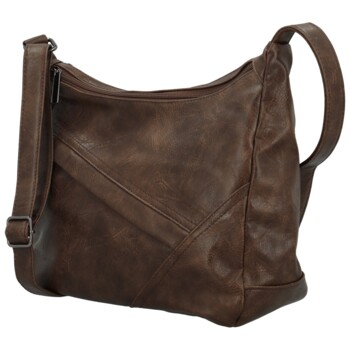 Dámská crossbody kabelka coffee - Firenze Wieke