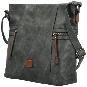 Dámská crossbody kabelka šedá - Firenze Jamia