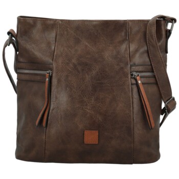 Dámská crossbody kabelka coffee - Firenze Jamia