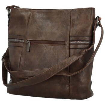 Dámská crossbody kabelka coffee - Firenze Jamia
