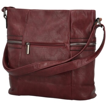 Dámská crossbody kabelka vínová - Firenze Jamia