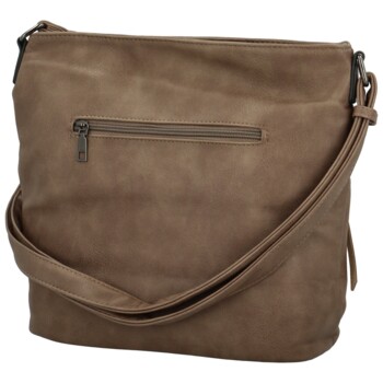 Dámská crossbody kabelka taupe - Firenze Shira