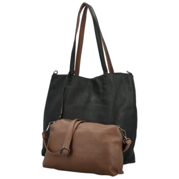 Dámský set kabelek černý/khaki - MaxFly Areti