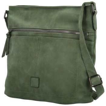 Dámská crossbody kabelka tmavě zelená - Coveri Trixana