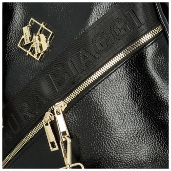 Dámská crossbody kabelka černá - Laura Biaggi Latoya