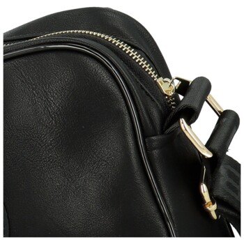 Dámská crossbody kabelka černá - Laura Biaggi Tasilo