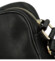 Dámská crossbody kabelka černá - Laura Biaggi Tasilo
